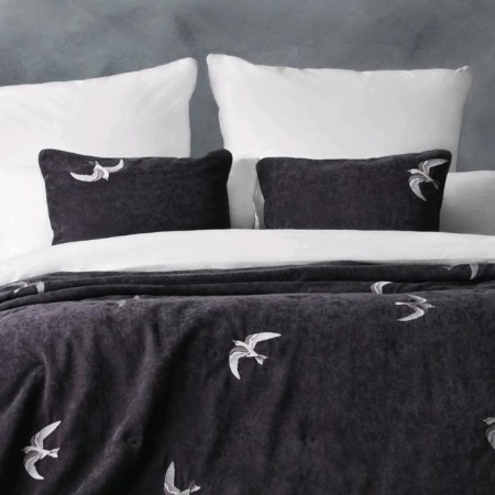 Liberty set: cover 230 x 250 cm, pillowcases 45 x 45 cm - 2 pcs, dark - gray-2