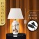 Traffic lamp with lampshade Risalux "Vioolino", E27, 40 W, 28 × 28 × 45.5 cm