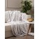Texrepublic blanket, size 200x220 cm, gray color
