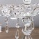 Glass of Glass for 5 candles "Candelabr" 19x23x23 cm