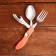 Tourist set 3B1: fork, spoon, knife with opening