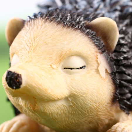 Garden figure "Hedgehog is heating" 18x10x10cm-5