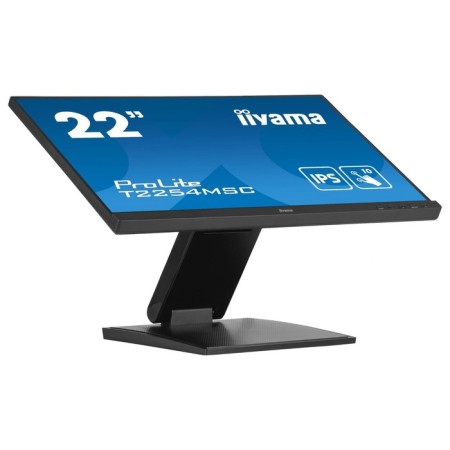 Monitor IIYAMA 21.5 "Prolite T2254MSC-B1AG Black IPS LED 16: 9 HDMI M/M glossy HAS 250CD 107891-5