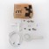 MILARDO RORA RORWT00M02 bath mixer, 51 mm pouring, white matte