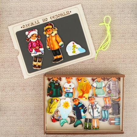 Set "Clothes by Seasons" on magnets-1