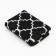 Terry Ethel "Ornament" white on black, 50x90 cm, 100% cotton, 420 g/m2