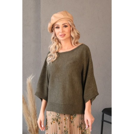 Female jumper, size 42, khaki color-9