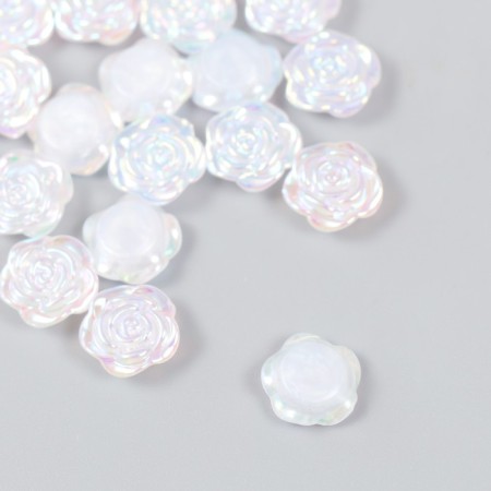 Decor for creativity plastic "rose" pearl set 20 pcs 0.5x1.2x1.2 cm-1