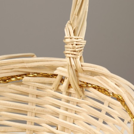 Wicker basket, 40x28x17x13x43 cm, vine-1