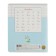 Notebook 12 sheets, in a narrow ruler, "lokhmatics", cover covering cardboard, offset unit, mix