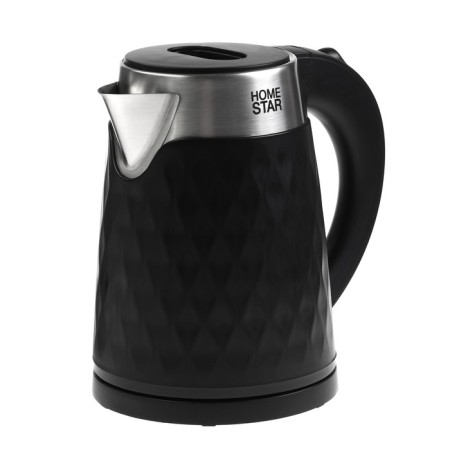 Electric kettle Homestar HS-1021, plastic, Metal flask, 1.7 l, 1500 watts, black-9