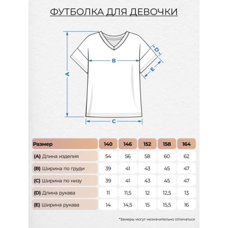 Футболка для девочки, рост 158 см, цвет ментол-1