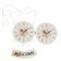 Watching double-sided watches, on the suspension "WelCome", D-23 cm, 47 x 31 cm, 1 aa, white
