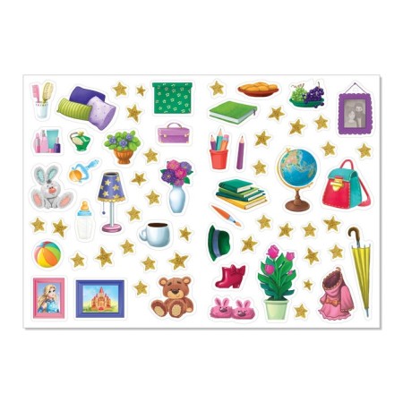 Stickers "Dress the doll. Sisters ”, 12 p.-2