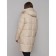 Coat insulated winter female, size 44, beige color