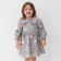 Baby dress with collar Kaftan "Beasts" R.34 (122-128 cm)
