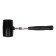Kiyanka scrap, metal rubberized handle, black rubber, 500 g