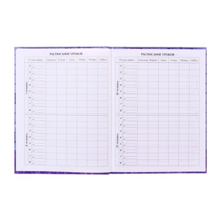 Diary for grades 1-4 "Bear", hard cover, glossy lamination, 48 sheets-5