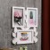Photo frame Plastic in 3 photos 10x15 cm "Rostock" white 31.5x26x2 cm