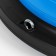 Half -sphere bosu gymnastic, with a pump, 46x20 cm, blue color