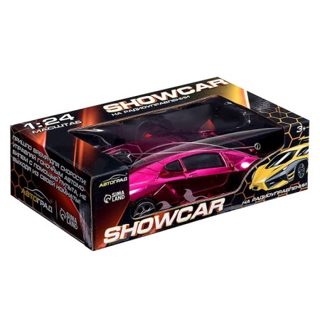 Radio -controlled machine "Shoucar", works on batteries, pink color-5