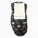 Winter children's mittens minku, black color, 18cm