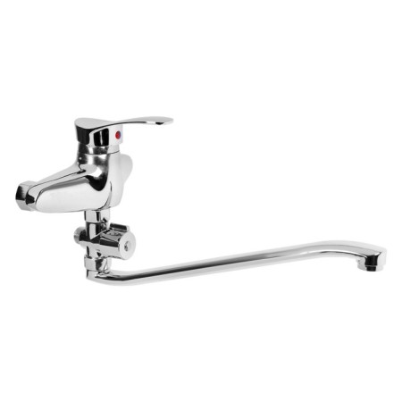 Juguni bathroom mixer with shower, with s-splash