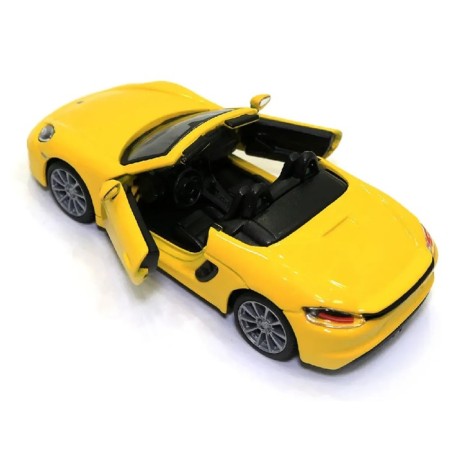 BBURAGO Porsche 718 BOXSTER, DIE-CAST, 1:32, Red color-4