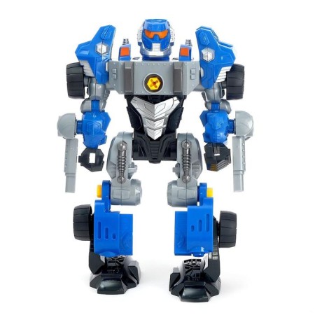 Design machine "Mega Robot", 3 in 1, with a light screwdriver, works from batteries-11