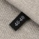 Textile strip "46-48", 5 x 1.1 cm, black color