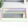Standing interior glass with a mirror "rectangle. Rainbow stripes" 30x20x5 cm