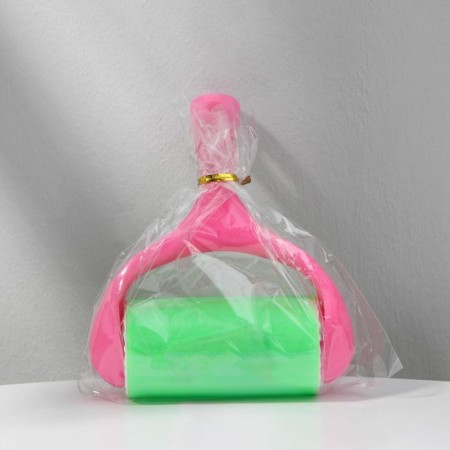The roller for cleaning clothing is silicone, 19 × 12 × 5.5 cm, color mix-4
