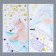 Sticker Plastic Interior color "Alpaca in a paper boat" 30x60 cm set 2 sheets