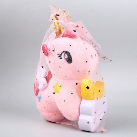Children's nightlight with a soft toy "Unicorn", mix-7