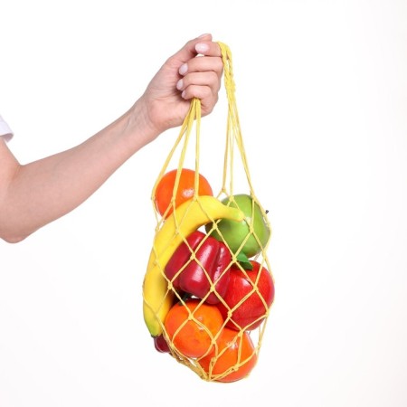 Black ALOSKA 38 cm, handle 15 cm, cell 4 cm, set 2 pcs, cotton, yellow-2