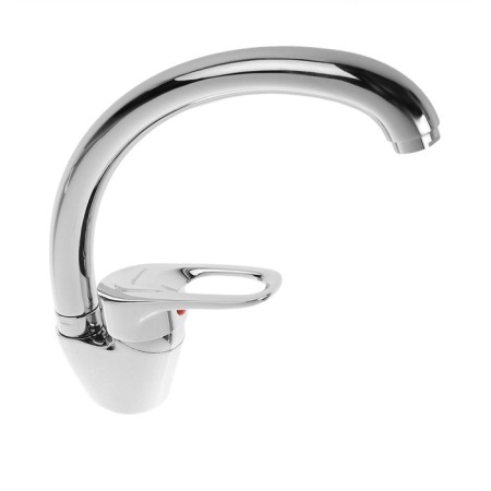 Accoona A5042 kitchen mixer, single -leaf, silumin, chrome