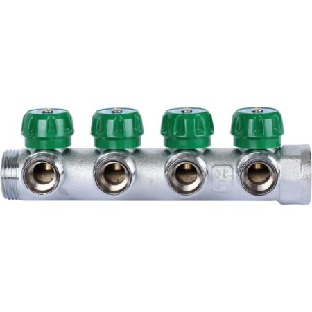 Collector regulator SMB-6850-013404, 1 ", 4 exits, 3/4", flat seal-1