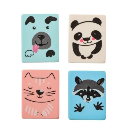 Happygraphix Eraser "Milashki-Mordashki", square, mix-1