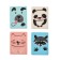 Happygraphix Eraser "Milashki-Mordashki", square, mix