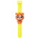 Electronic clock "cunning fox", Orange color