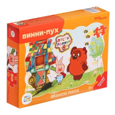 Contour maxi-puzzle "Winnie Pooh", 30 elements