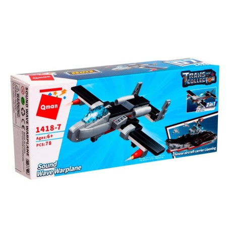 Designer Military zone "Combat transport. Airplane ", 78 details-1