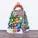 Gift box "Samovar", small Christmas tree 20 x 14 x 18 cm