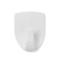 Holder self -adhesive tundra krep, 45x45 mm, white color, 3 pcs. Mix