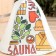Bath cap "Sauna"