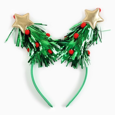 Carnival set "Bright Christmas tree", height 110-116 cm, dress, rim-8