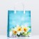 Spring flowers package, blue, soft plastic 26 x 23 cm 110 μm