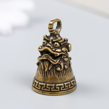 Bool of Brass "Leo Head" 3.4x2.2x2.2 cm