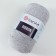 Ribbon yarn 40% polyester, 60% cotton 125m/250g (756 silver)