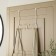 Broat for clothing hanging Estique, 390 × 100 × 300 mm, white / natural tree color
